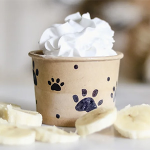 Cream Cup cat treat